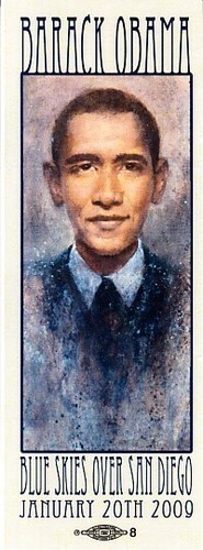Biglietto ricordo barack obama - biglietto,