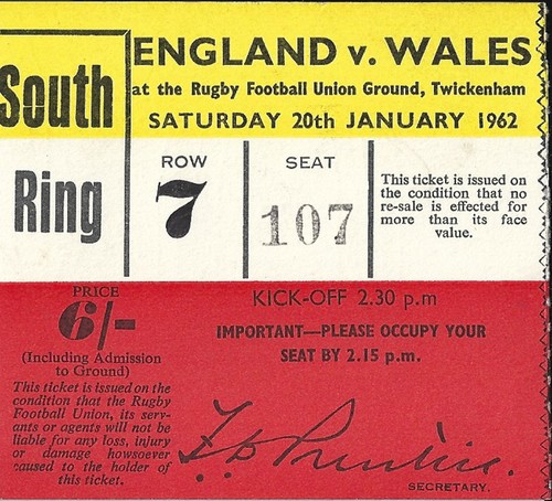 England wales jan 1962 - v,