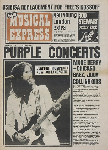 Nme jan 1973 eric clapton - nme, 20