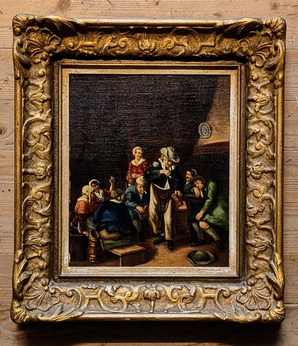 Pittura olandese scena - scena, di